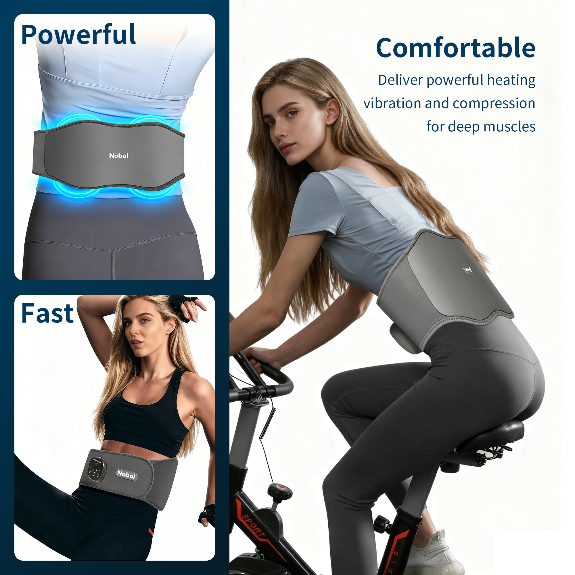 Nobol PhysioBelt Medical Grade Lumbar Support Back Brace Belt