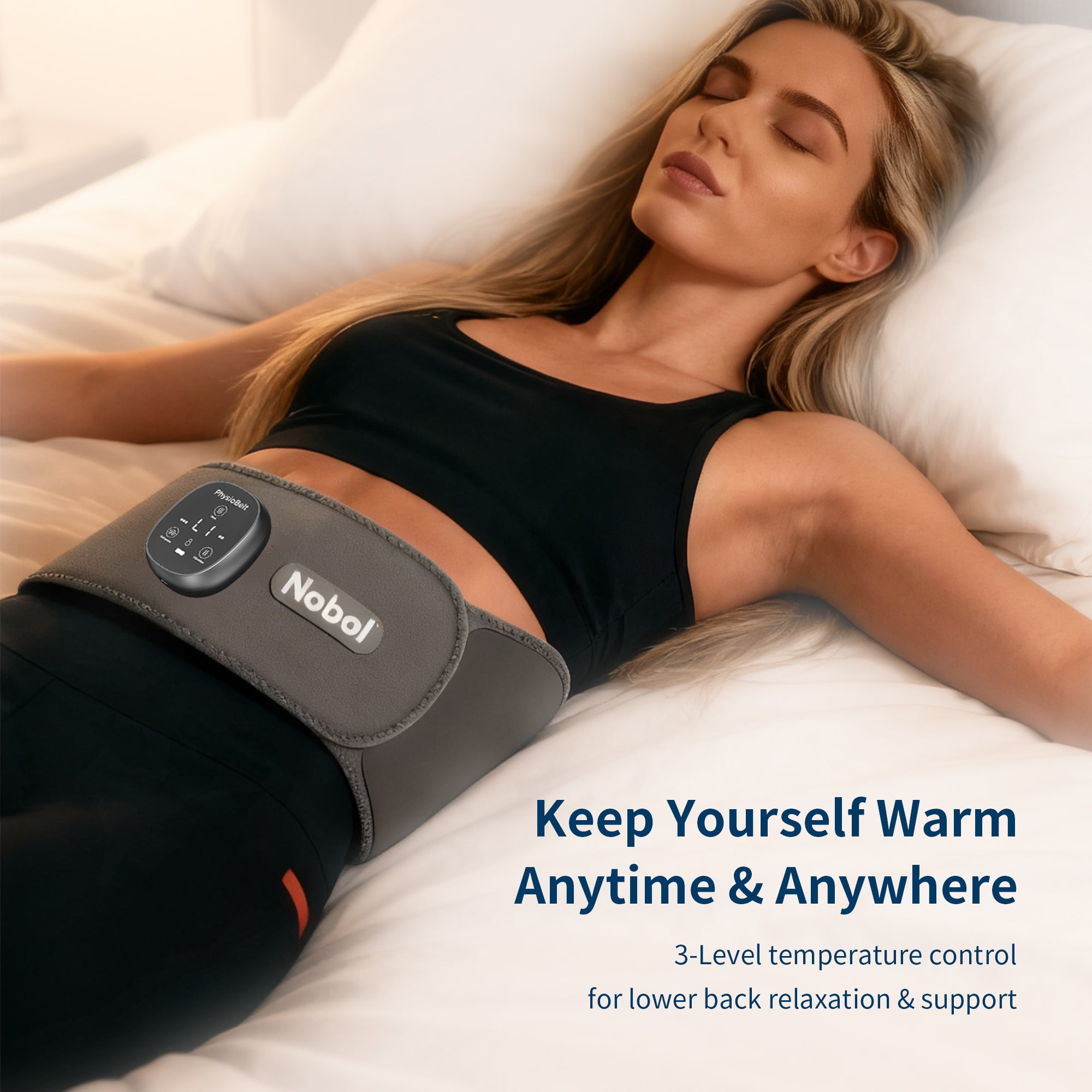 Nobol PhysioBelt Medical Grade Lumbar Support Back Brace Belt