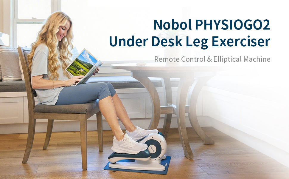 Nobol PhysioGo2 Elliptical Exerciser Machine for Seniors & Adult