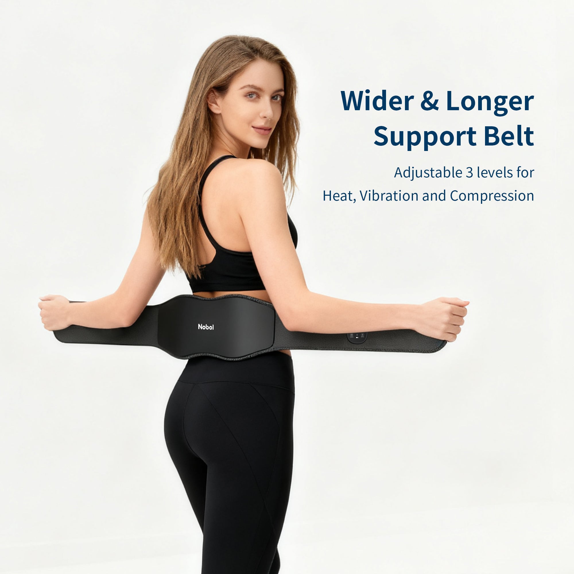 Nobol PhysioBelt Medical Grade Lumbar Support Back Brace Belt
