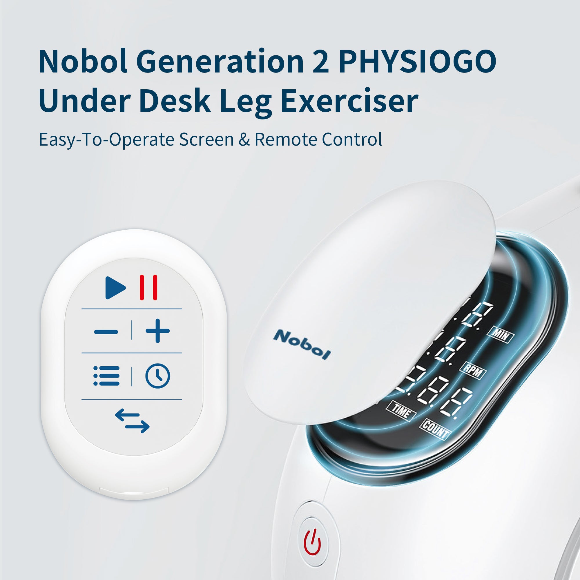 Nobol PhysioGo2 Elliptical Exerciser Machine for Seniors & Adult